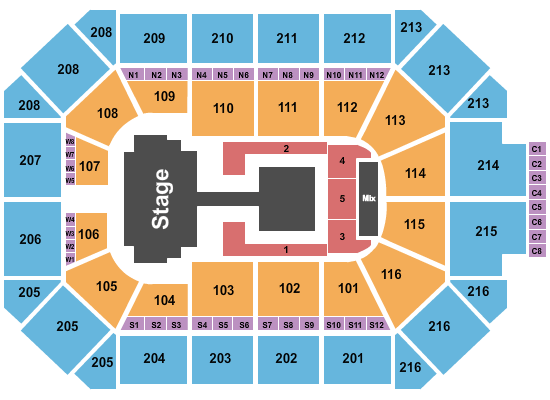 Allstate Arena SEVENTEEN Seating Chart